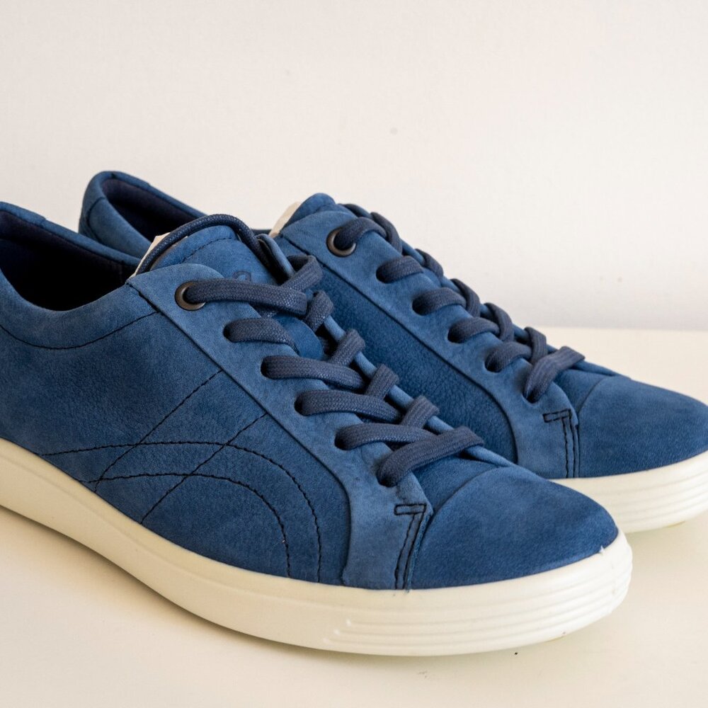 NEW ECCO Soft 7 Women's Sneakers - True Navy Suede - Size EU 37 (US 6-6.5)